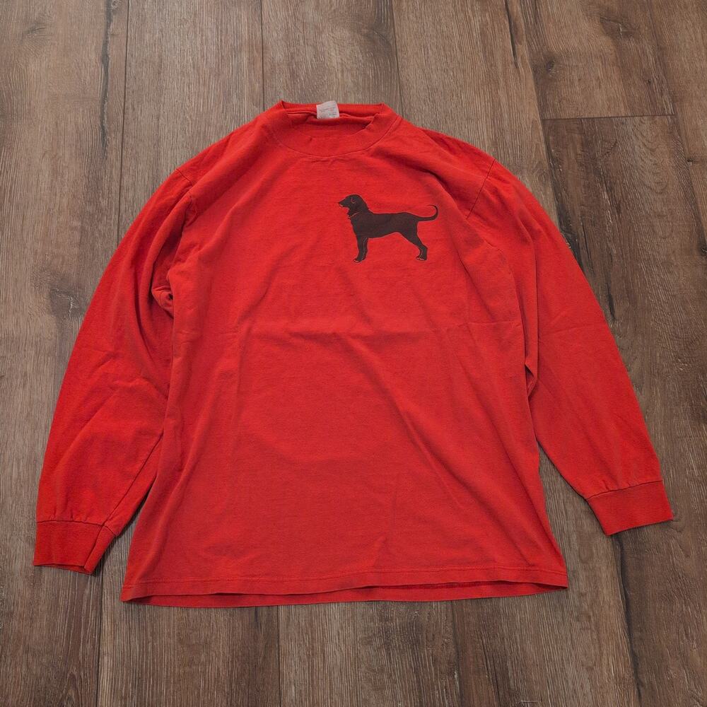 VTG Stedman The Black Dog Adult Large Long‎ Sleeve Shirt Martha's Vineyard